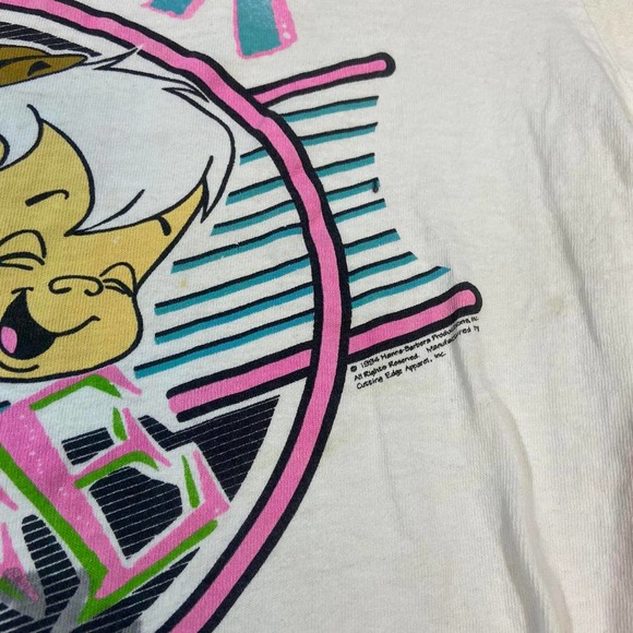 90s the flintstones cartoon tee thrashed large - Picture 4 of 4
